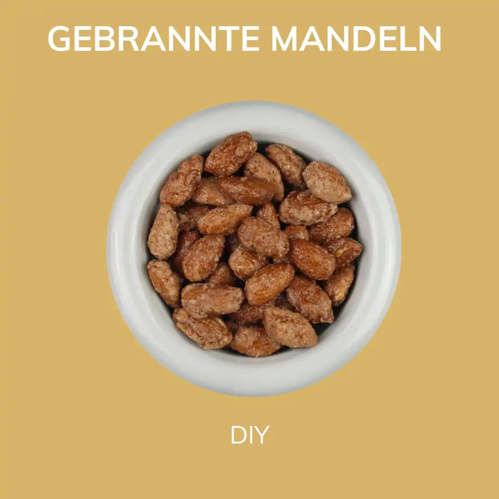 Wie mache ich gebrannte Mandeln?