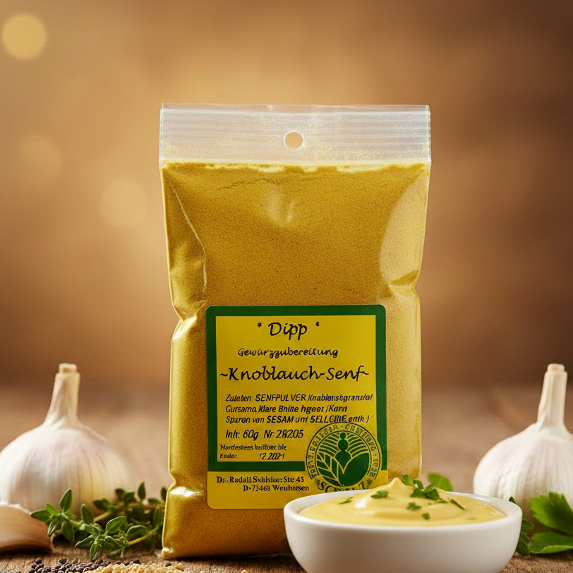 Knoblauch-Senf-Dip