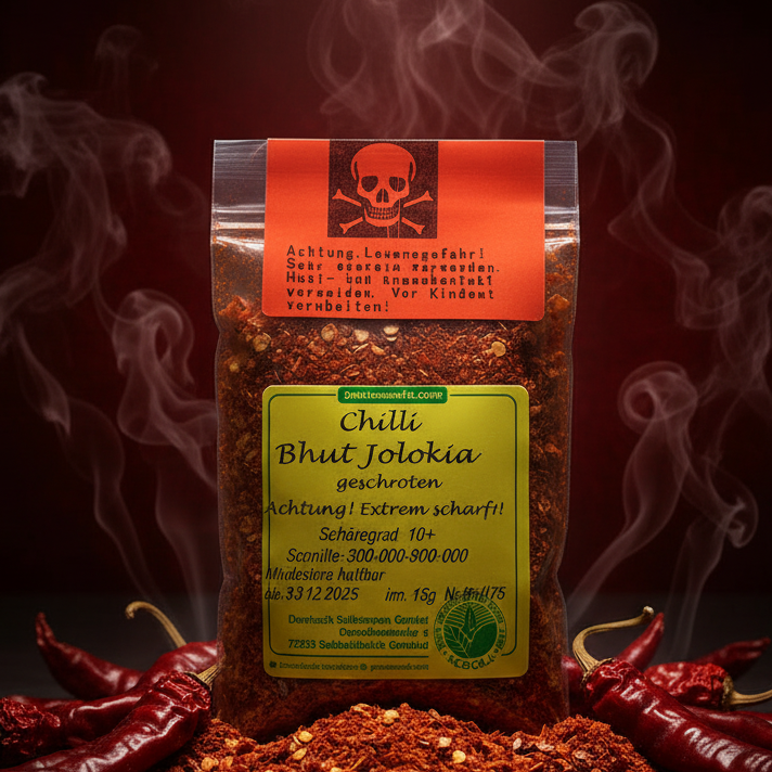 Bhut Jolokia- geschroten
