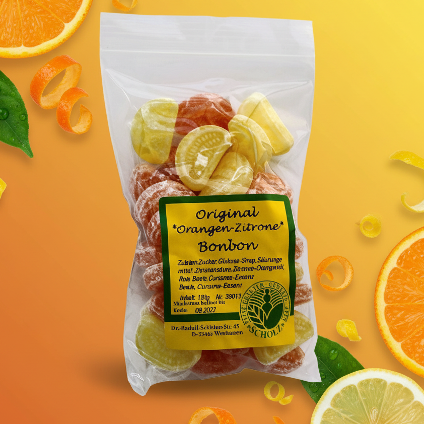 Orangen-Zitrone - Bonbons