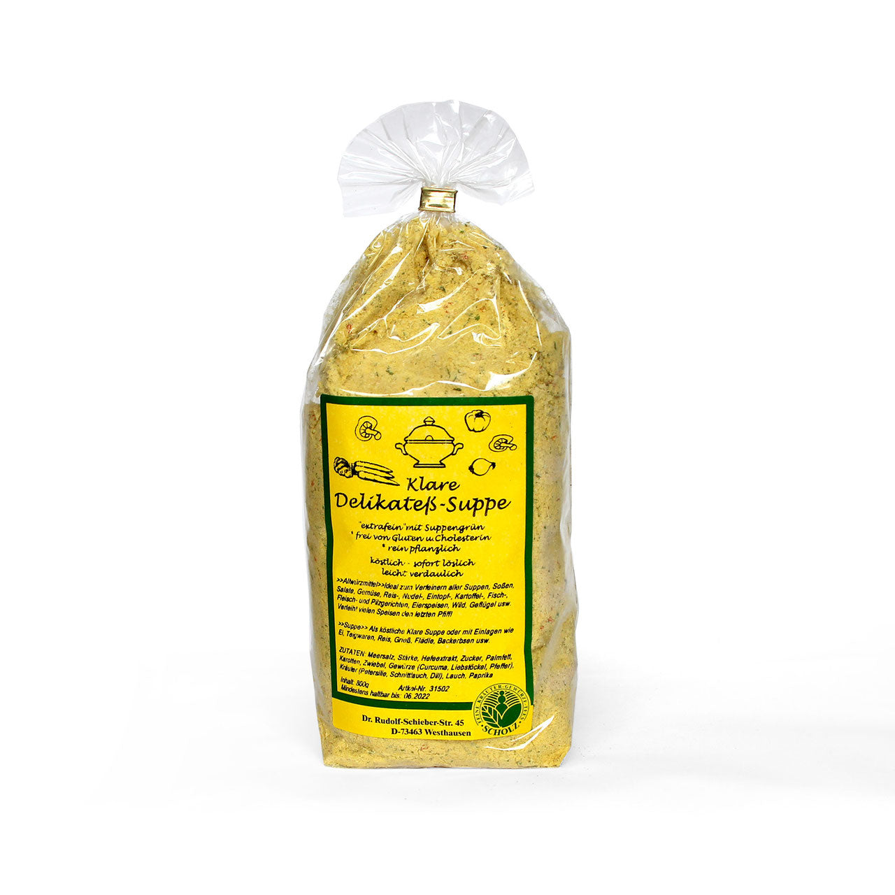 Klare Delikatess-Suppe